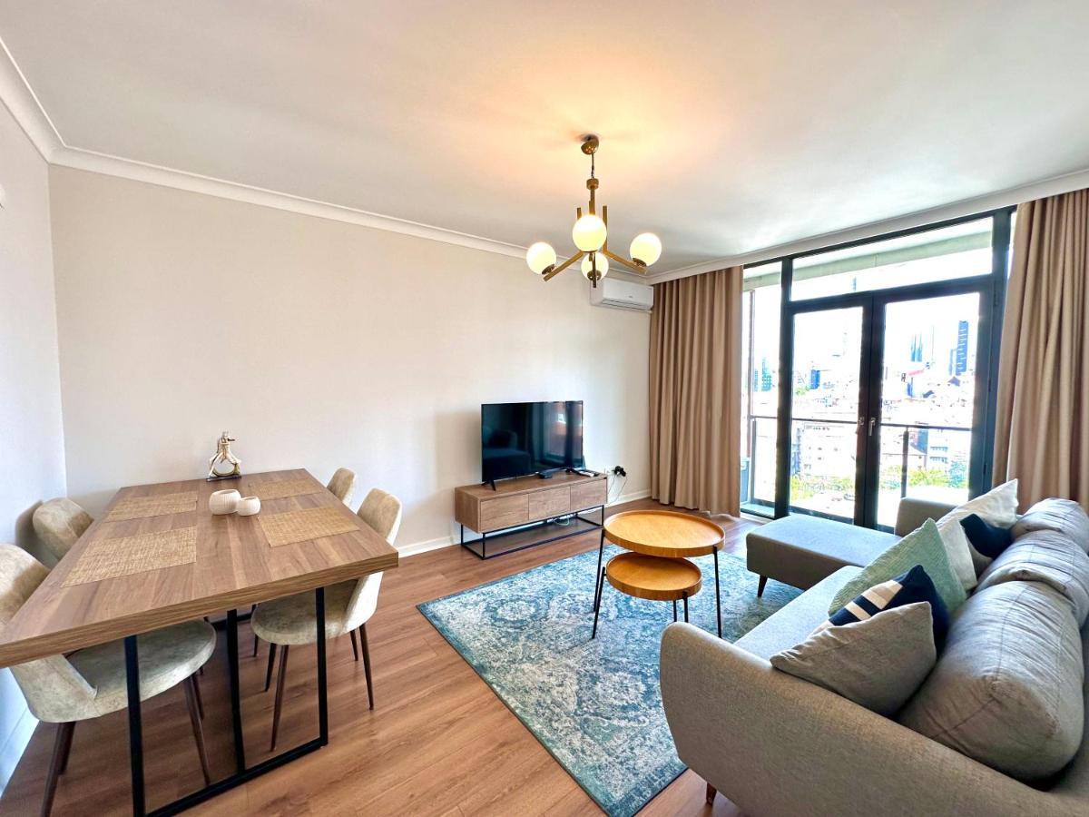 Sisli Modern Residence, 2 Bedroom Apartments, 250M Metro Station Istanbul Rom bilde